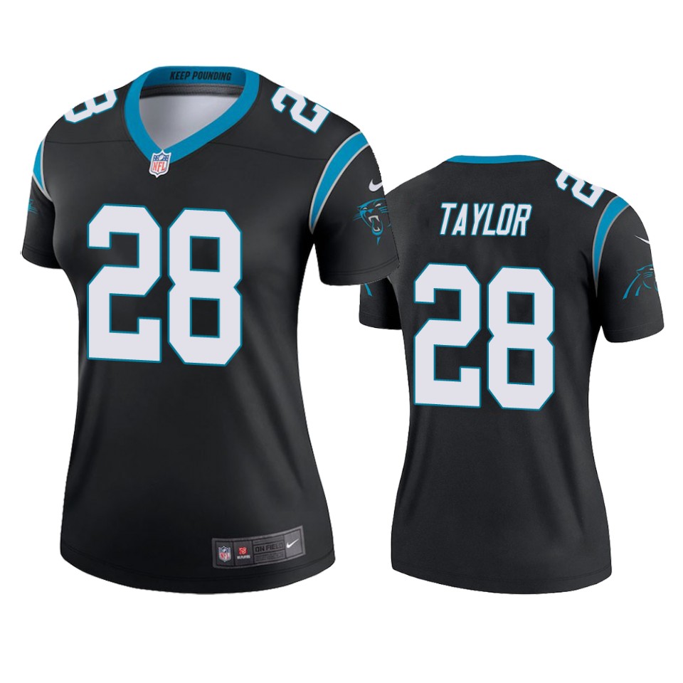 women keith taylor panthers black legend jersey