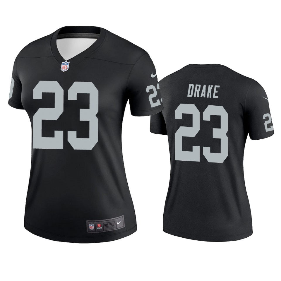 women kenyan drake raiders black legend jersey