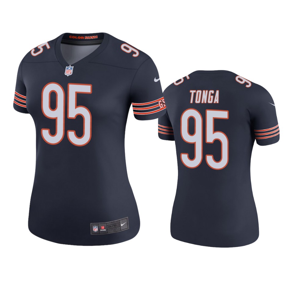 women khyiris tonga bears navy color rush legend jersey