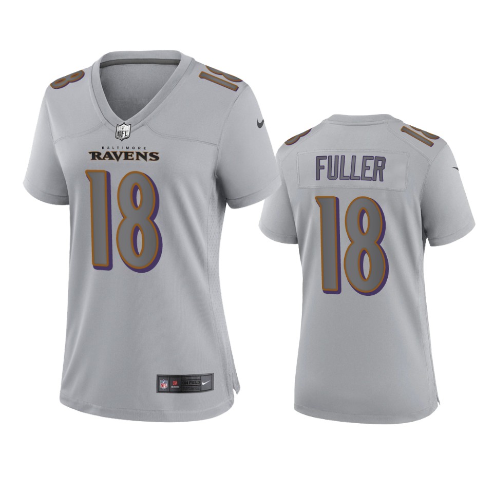 women kyle fuller ravens atmosphere fashion game gray jersey