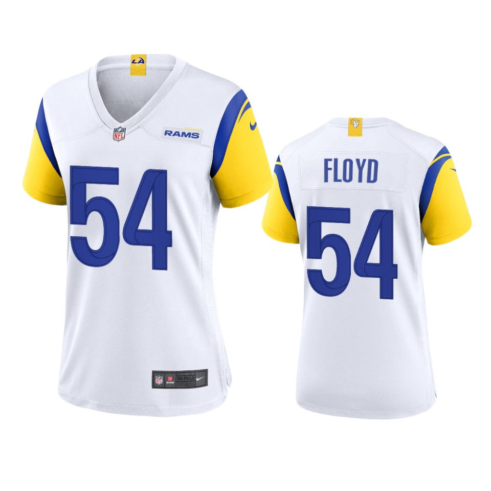 women leonard floyd rams alternate game white jersey