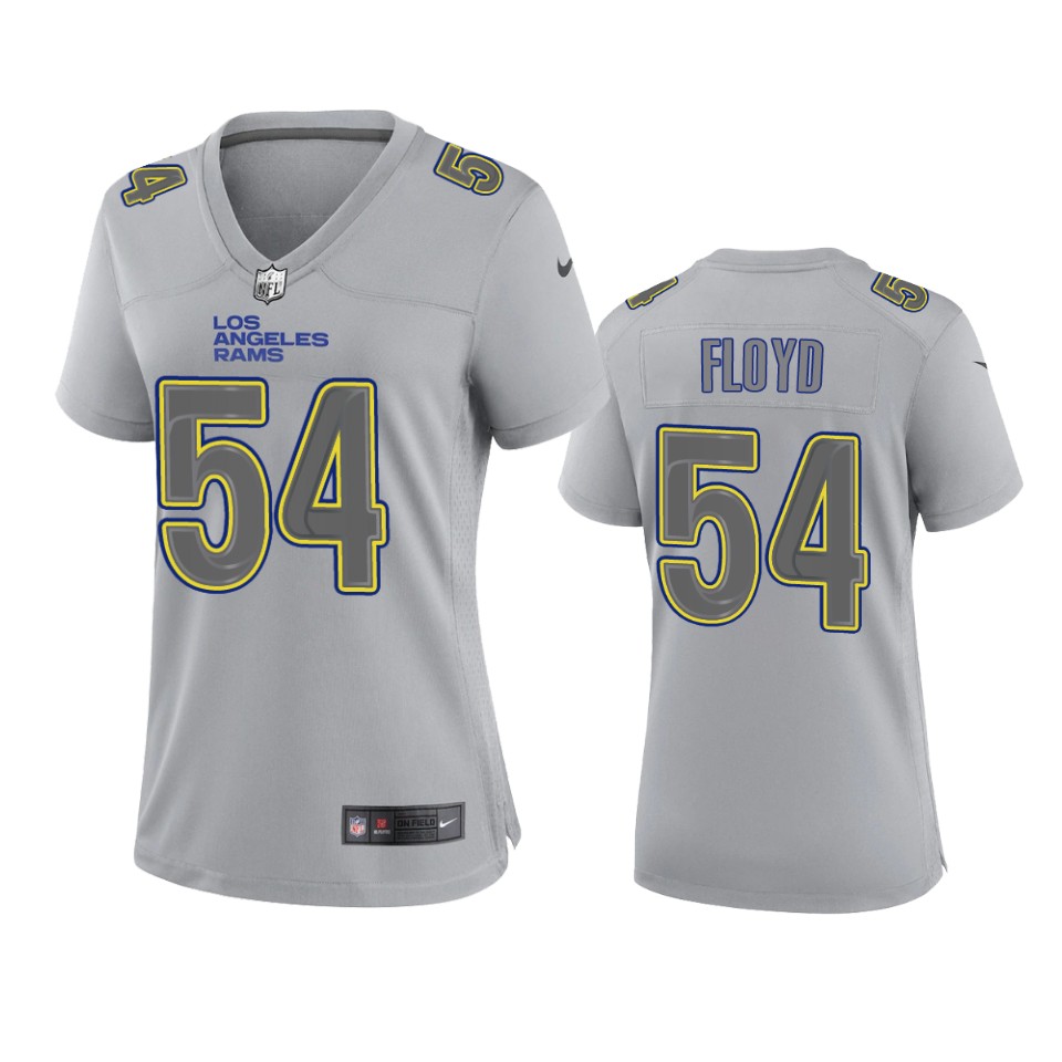 women leonard floyd rams gray atmosphere fashion game jersey
