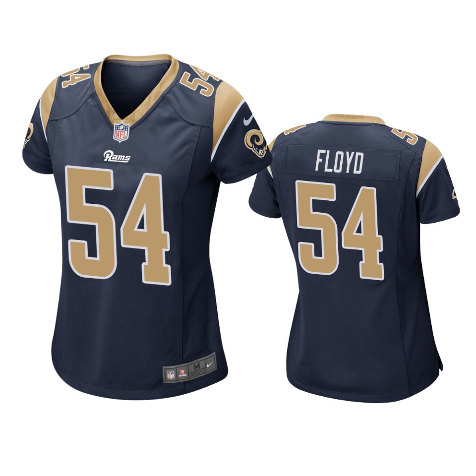 women leonard floyd rams navy game jersey