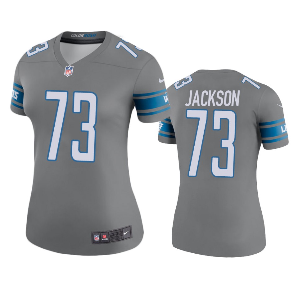 women lions jonah jackson steel color rush legend jersey