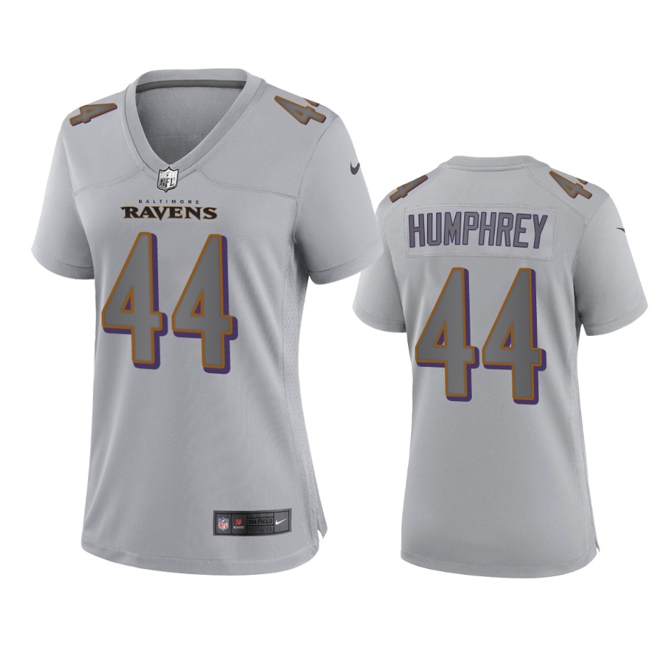 women marlon humphrey ravens atmosphere fashion game gray jersey