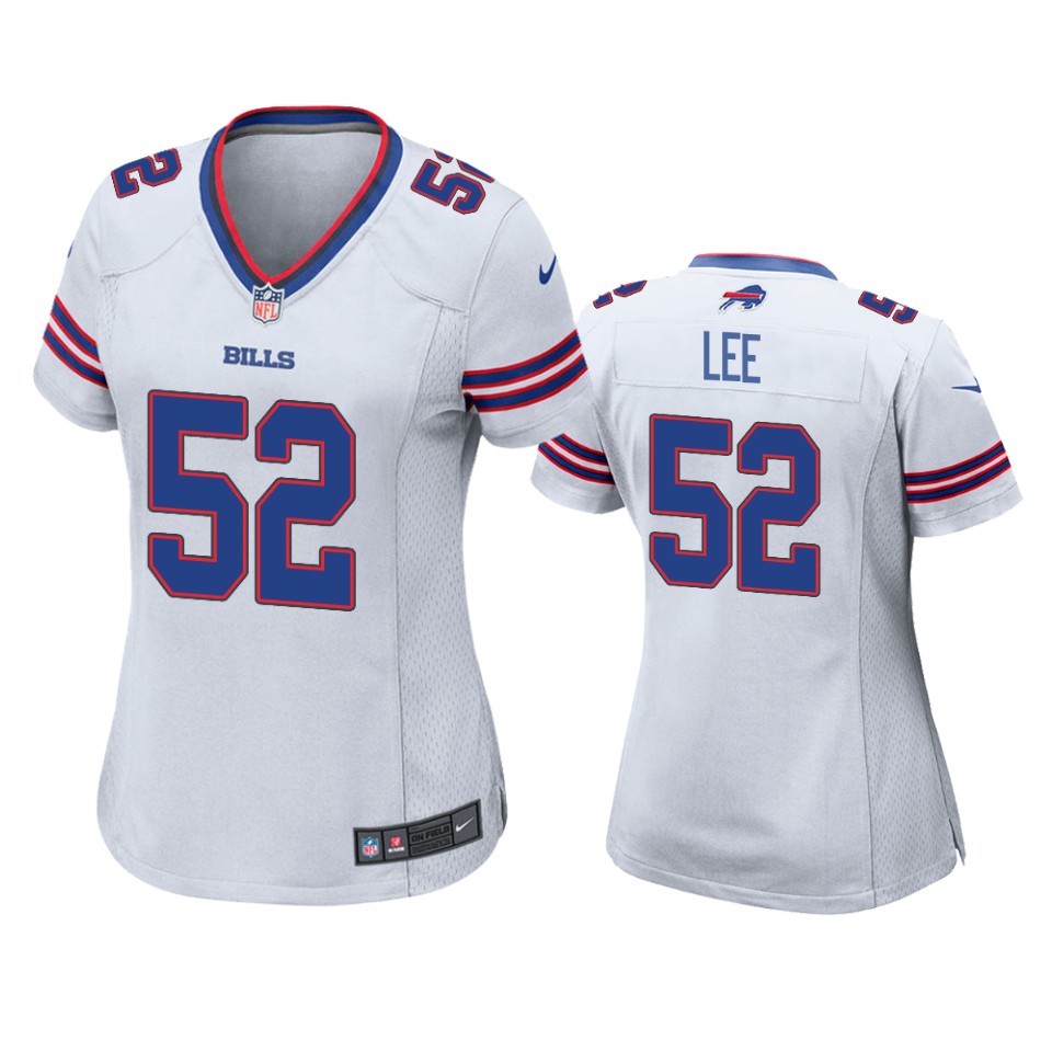 women marquel lee bills white game jersey