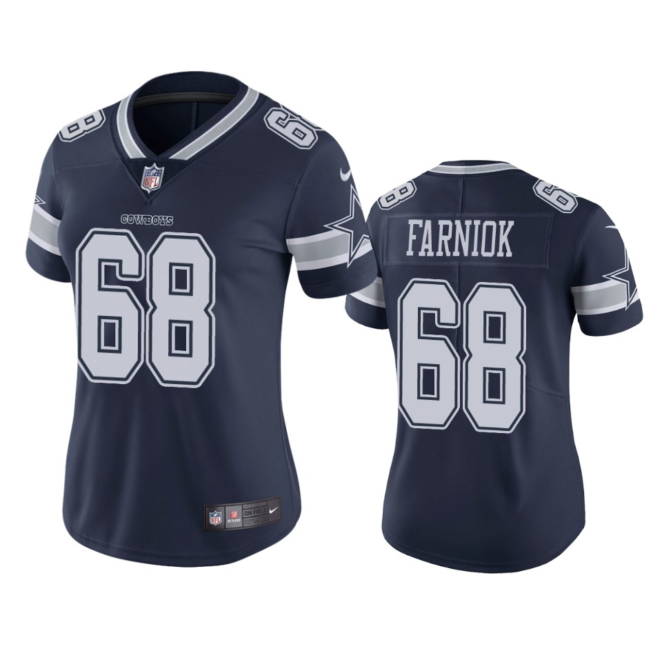 women matt farniok cowboys navy vapor limited jersey