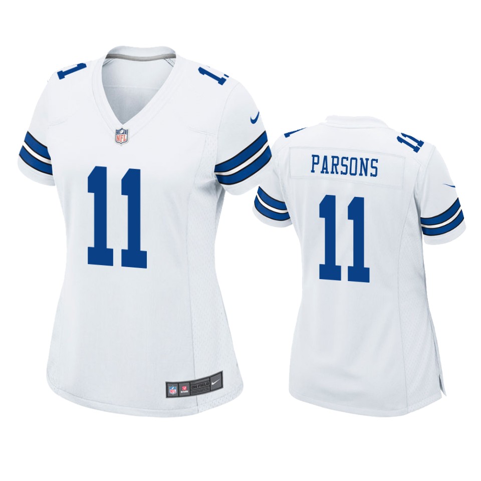 women micah parsons cowboys white game jersey