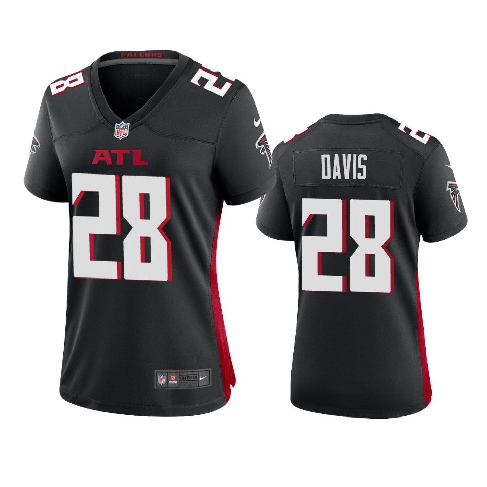 women-mike-davis-falcons-black-game-jersey