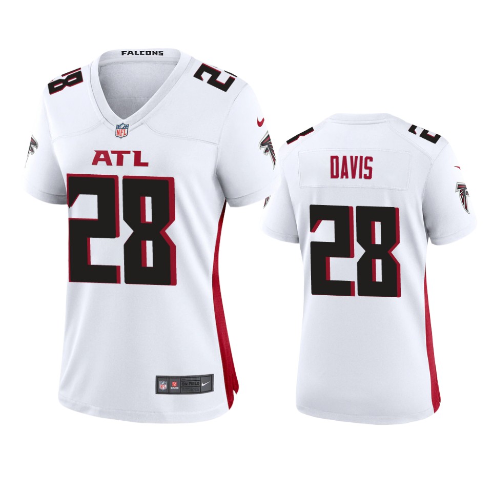 women-mike-davis-falcons-white-game-jersey