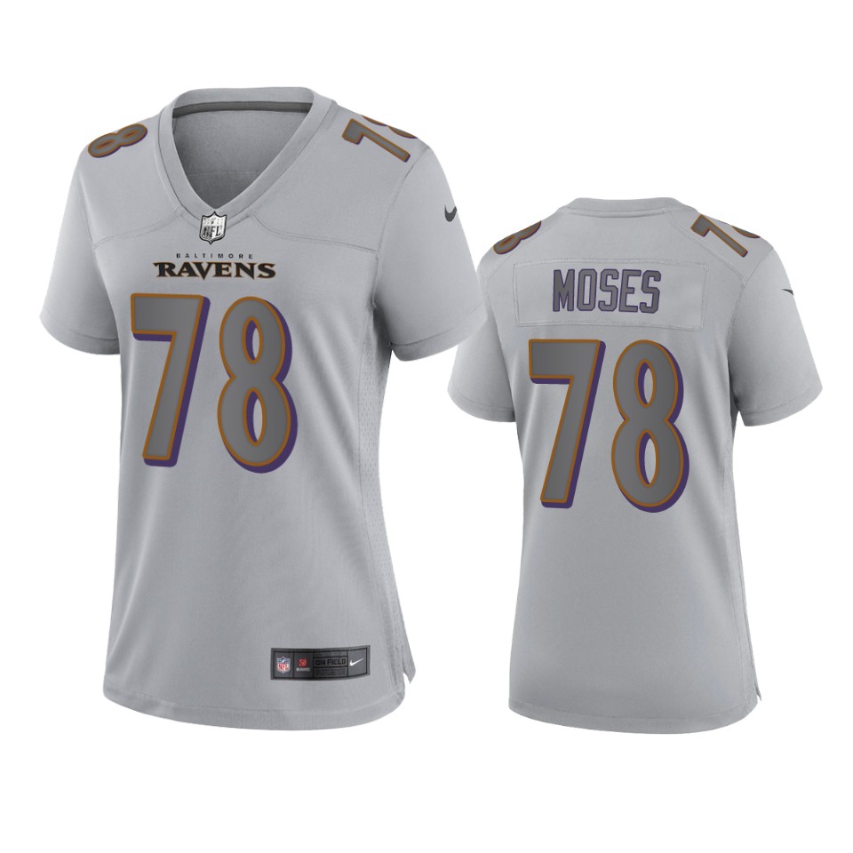 women morgan moses ravens atmosphere fashion game gray jersey