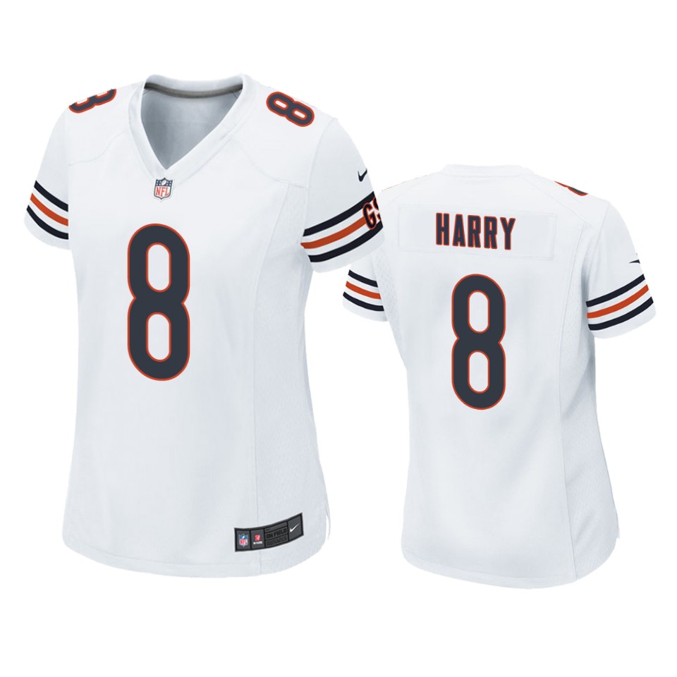 women n'keal harry bears game white jersey