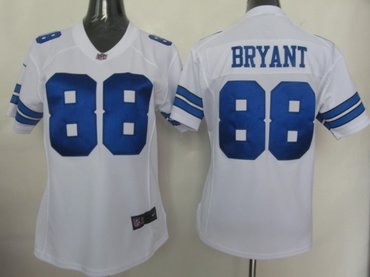 women dallas cowboys 88 dez bryant white game jerseys