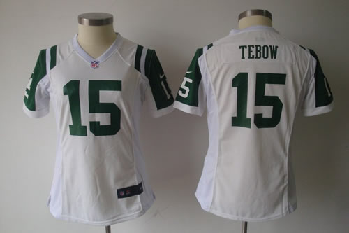 women NEW nfl new york jets 15 tim tebow game white jerseys