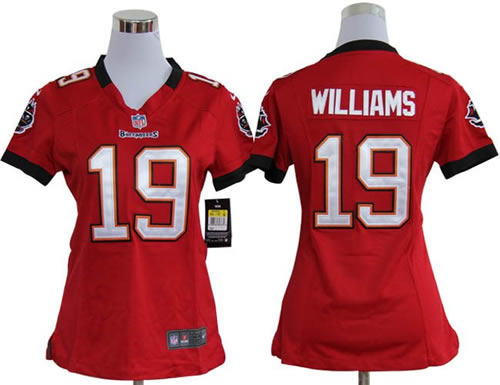 women NEW tampa bay buccaneers 19 mike williams red jerseys