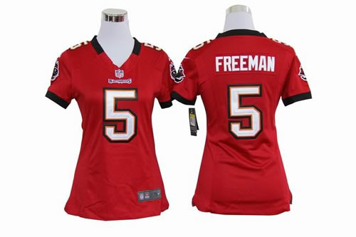 women NEW tampa bay buccaneers 5 josh freeman red jerseys