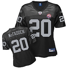 women oakland raiders 20 darren mcfadden black jerseys