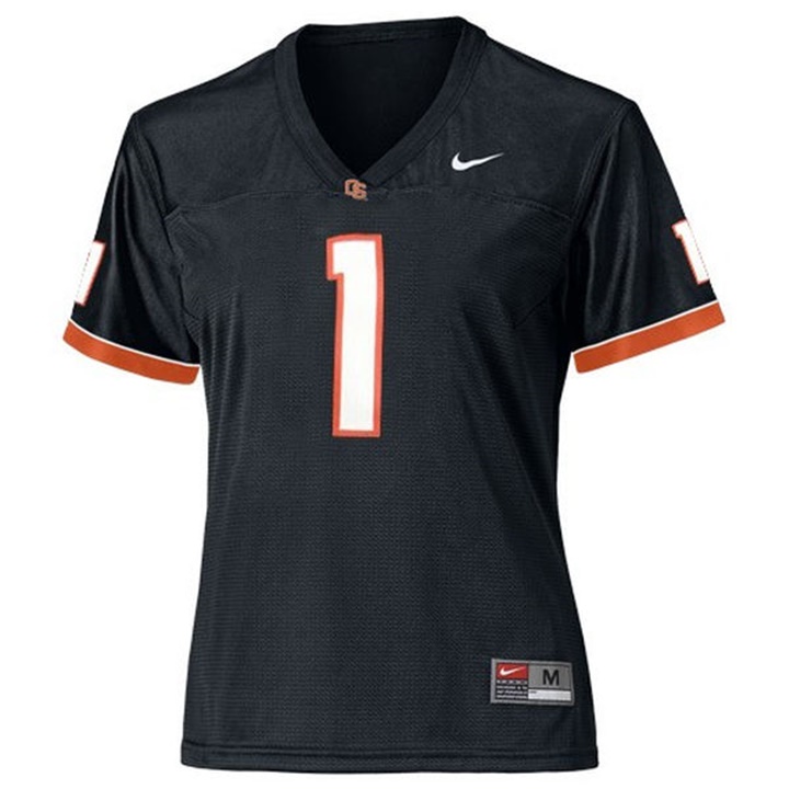 women oregon state beavers black 1 premier college football jersey