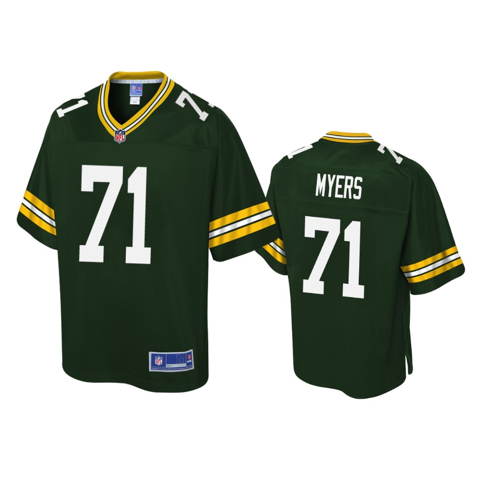 women packers josh myers green pro line jersey