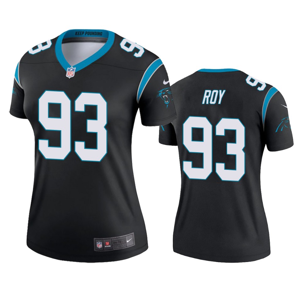 women panthers bravvion roy black legend jersey