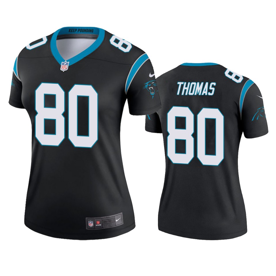 women panthers ian thomas black legend jersey