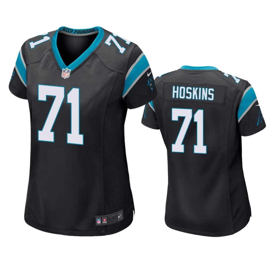 women panthers phil hoskins black game jersey