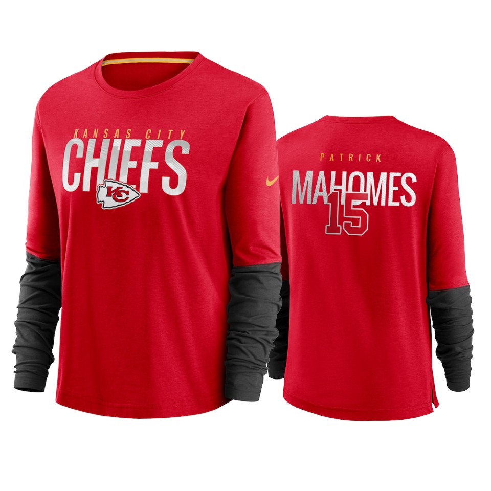 women patrick mahomes chiefs red city mascot breathe t shirt