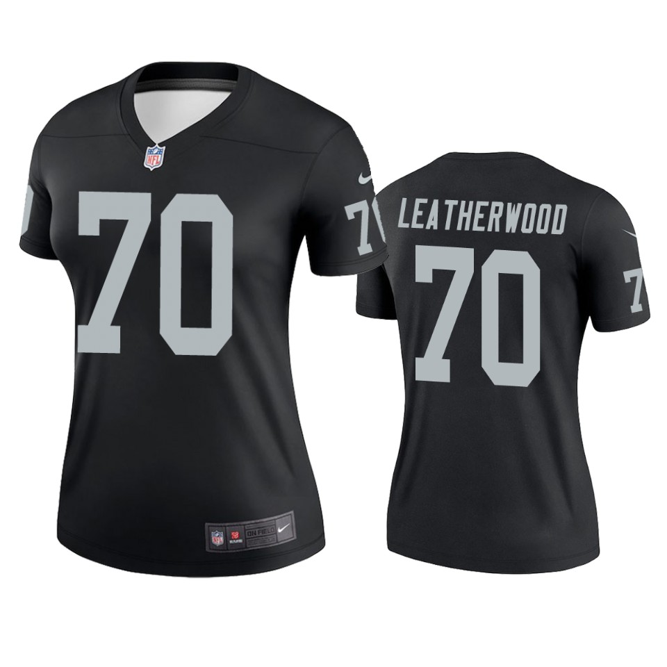 women raiders alex leatherwood black legend jersey