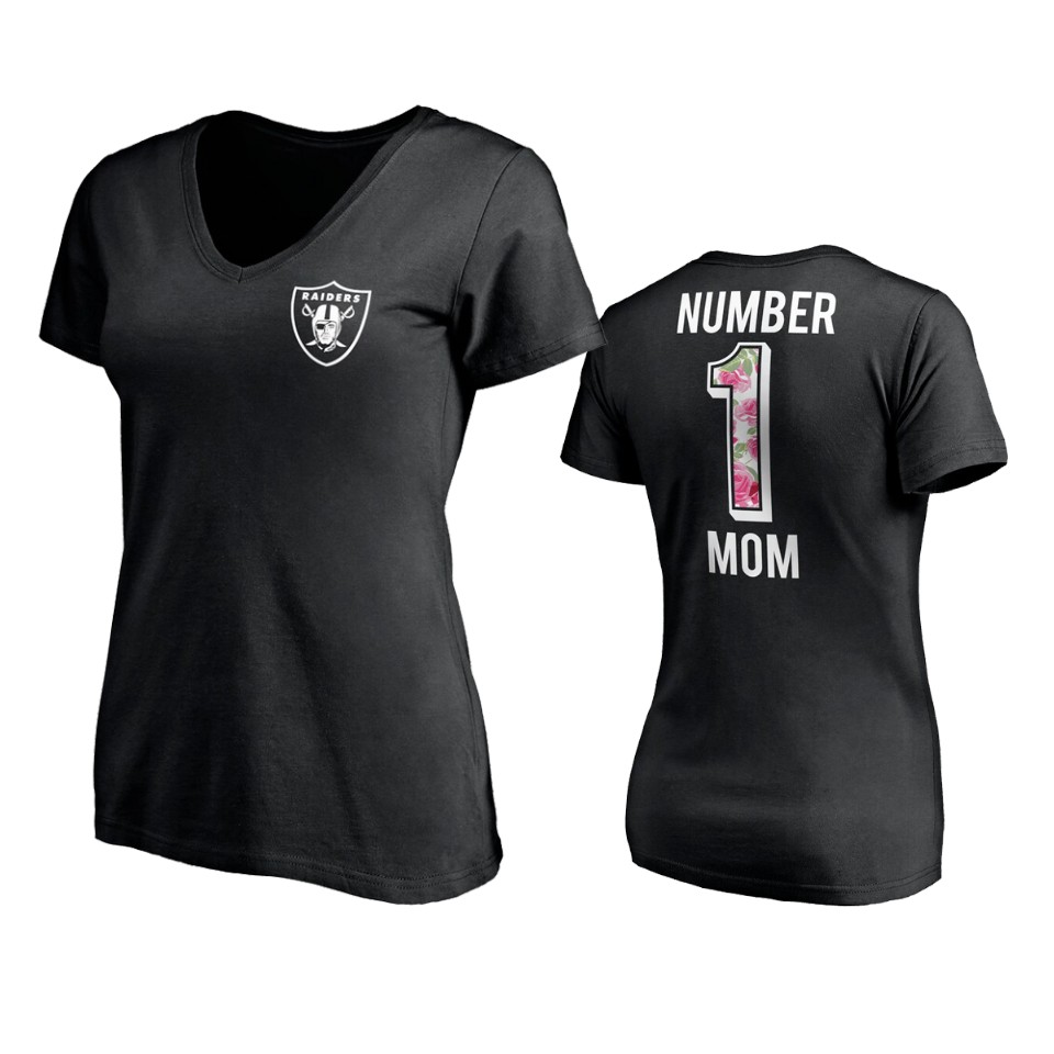 women raiders black mother's day t shirt