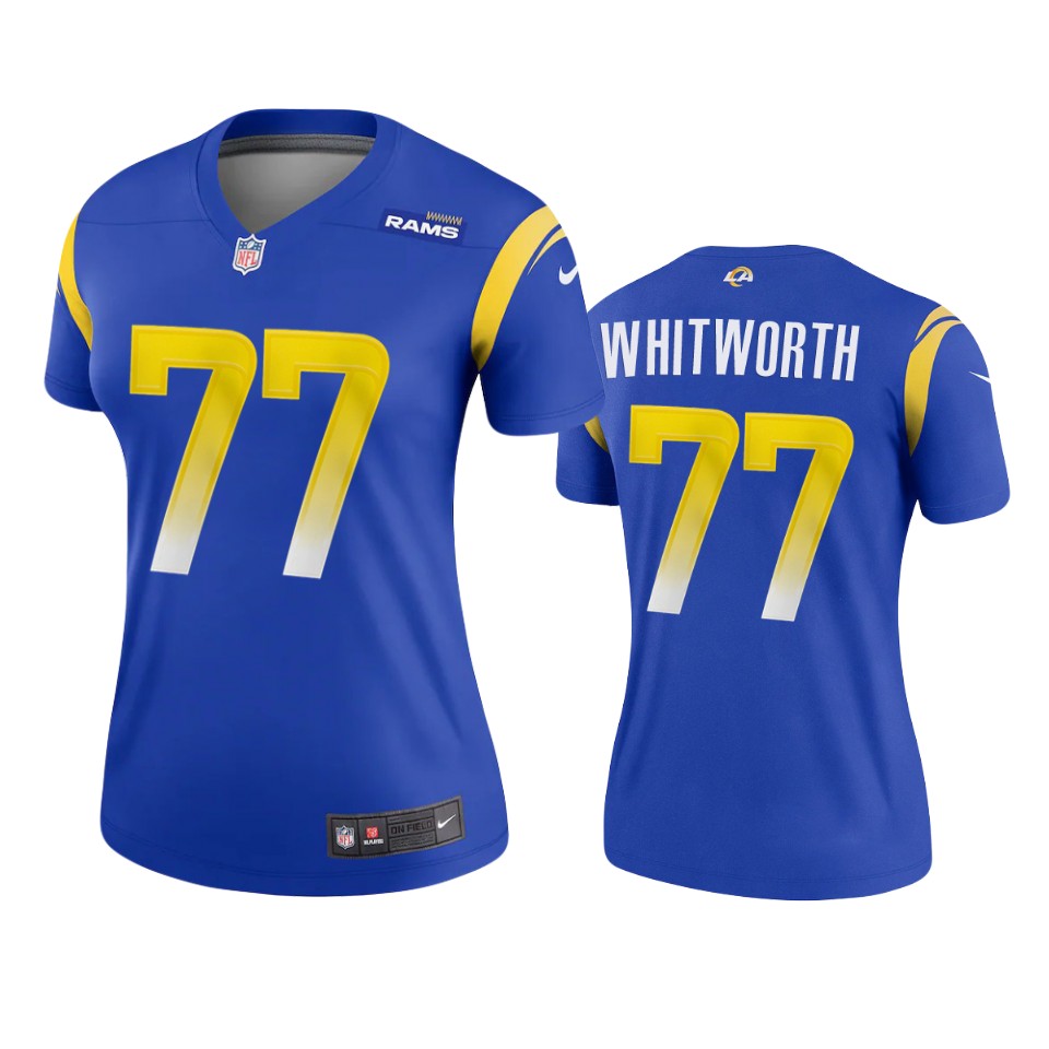 women rams andrew whitworth royal legend jersey