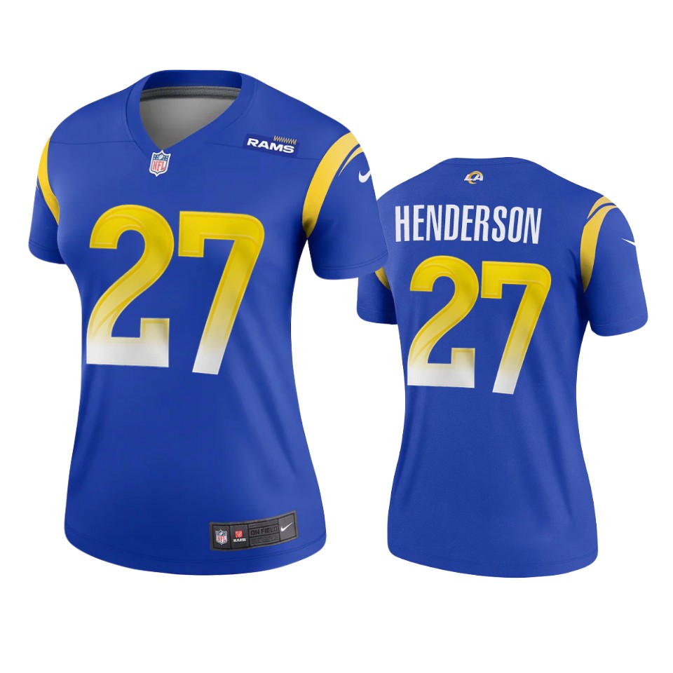 women rams darrell henderson royal legend jersey