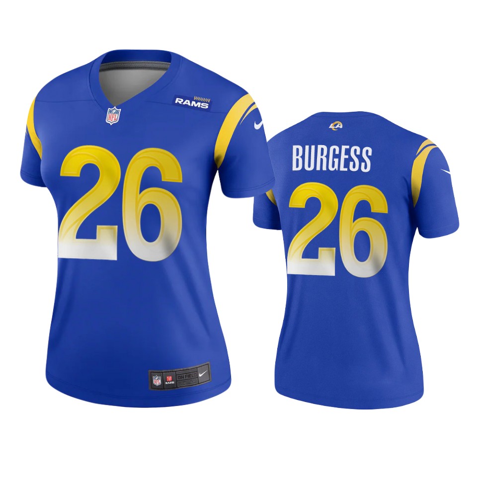 women rams terrell burgess royal legend jersey
