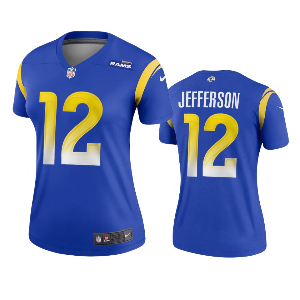 women rams van jefferson royal legend jersey