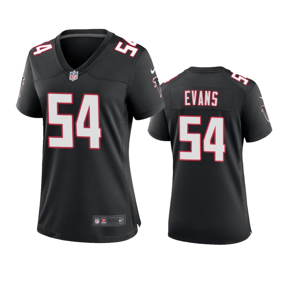 women-rashaan-evans-falcons-throwback-game-black-jersey