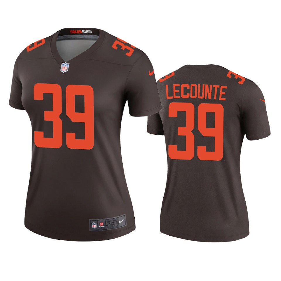 women richard lecounte browns brown alternate legend jersey