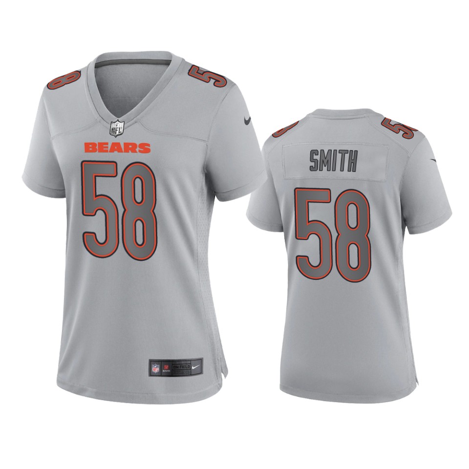 women roquan smith bears atmosphere fashion game gray jersey