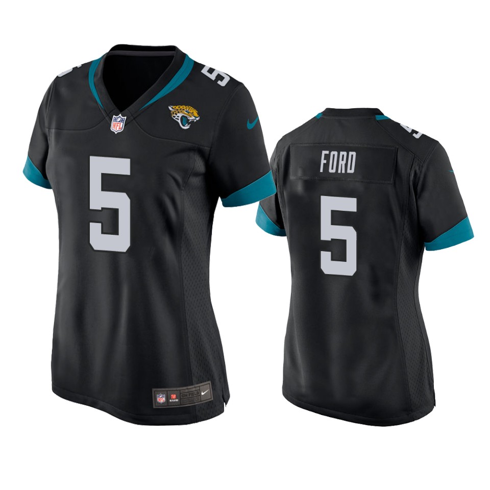 women rudy ford jaguars game black jersey