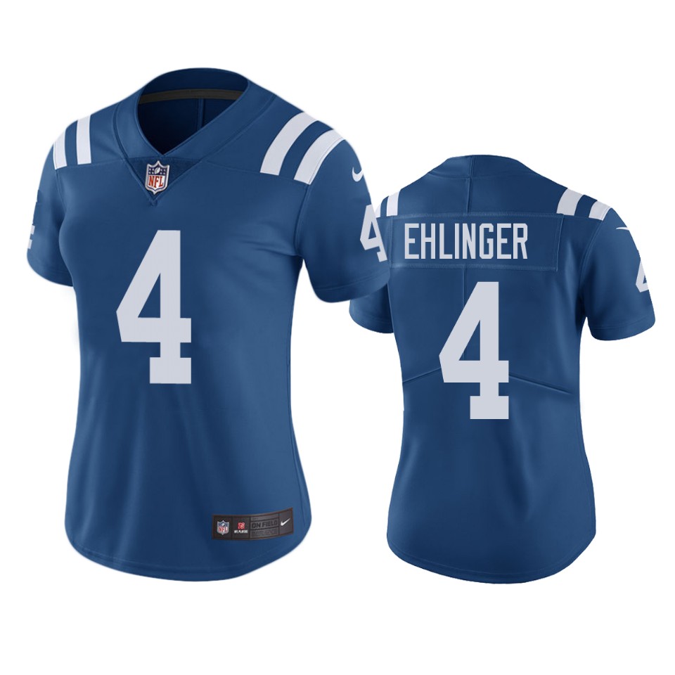 women sam ehlinger colts royal color rush limited jersey