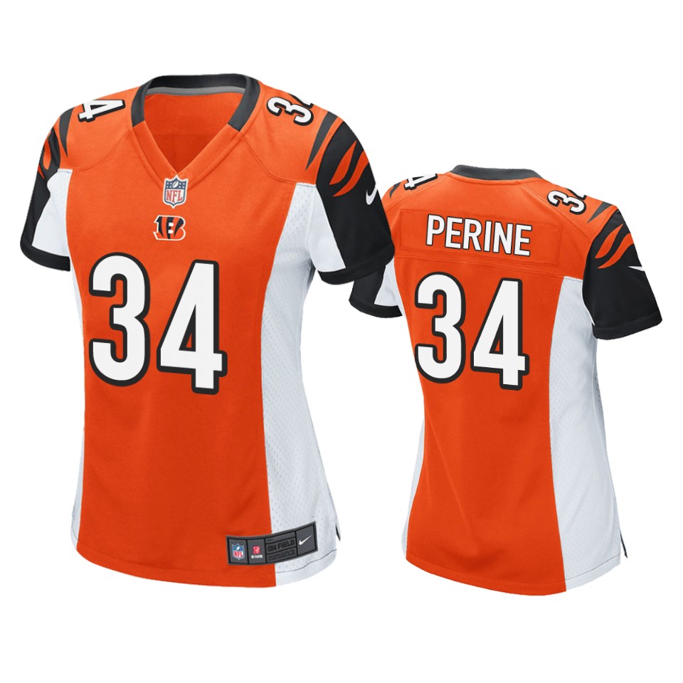 women samaje perine bengals orange game jersey