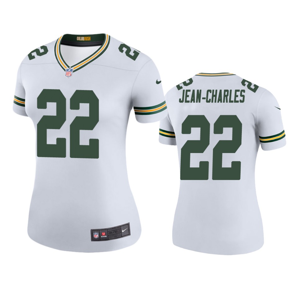 women shemar jean charles packers white color rush legend jersey
