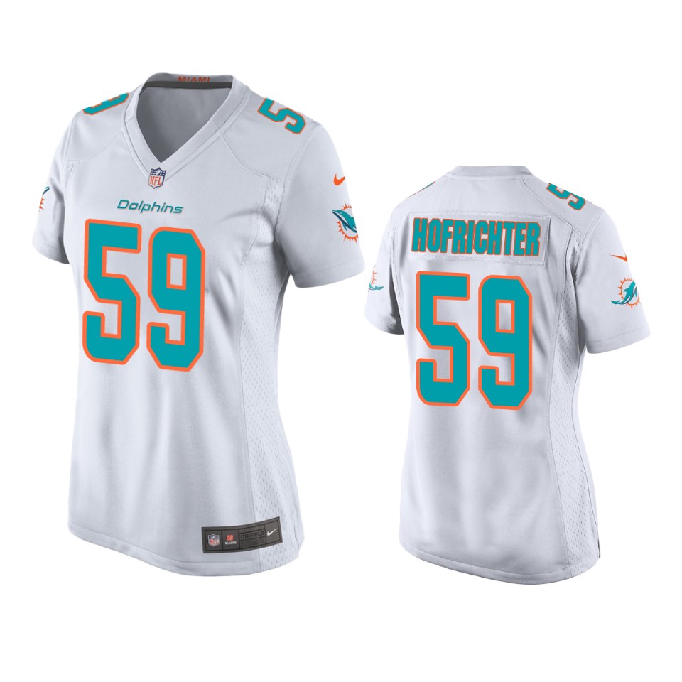 women sterling hofrichter dolphins game white jersey