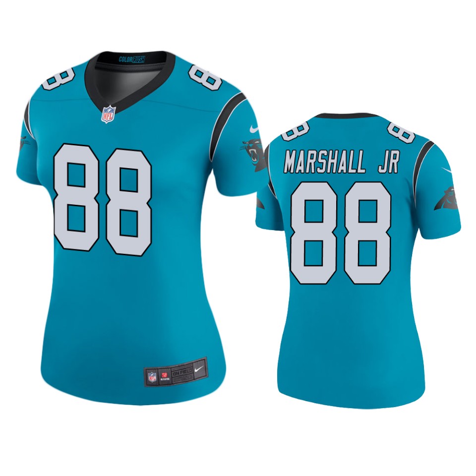 women terrace marshall jr. panthers blue color rush legend jersey