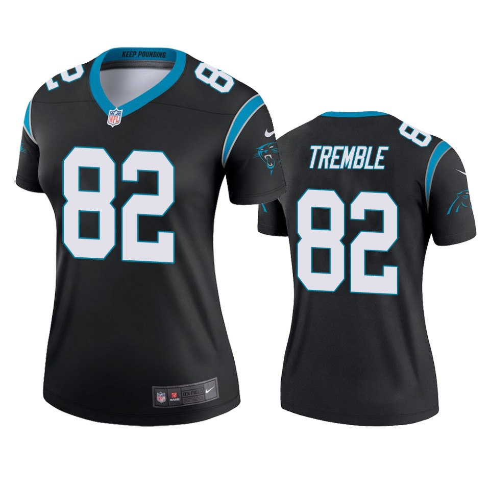 women tommy tremble panthers black legend jersey