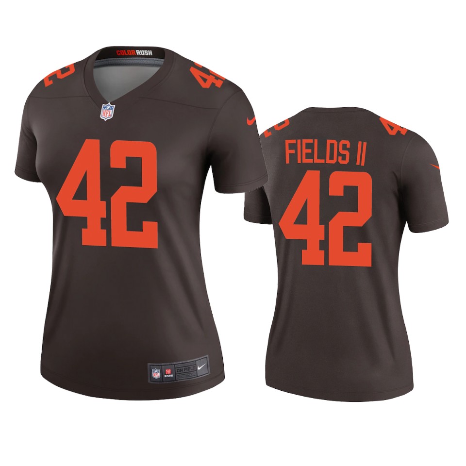 women tony fields ii browns brown alternate legend jersey