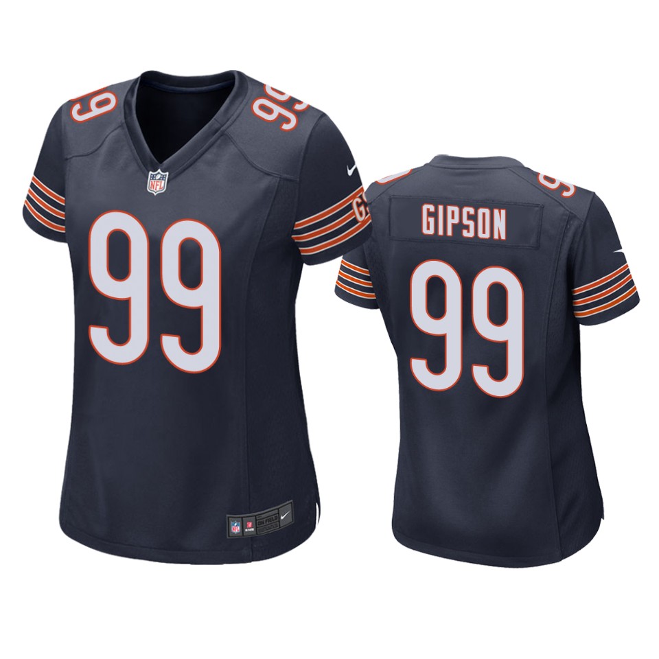 women trevis gipson bears navy game jersey