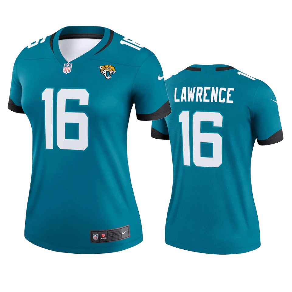 women trevor lawrence jaguars teal legend jersey