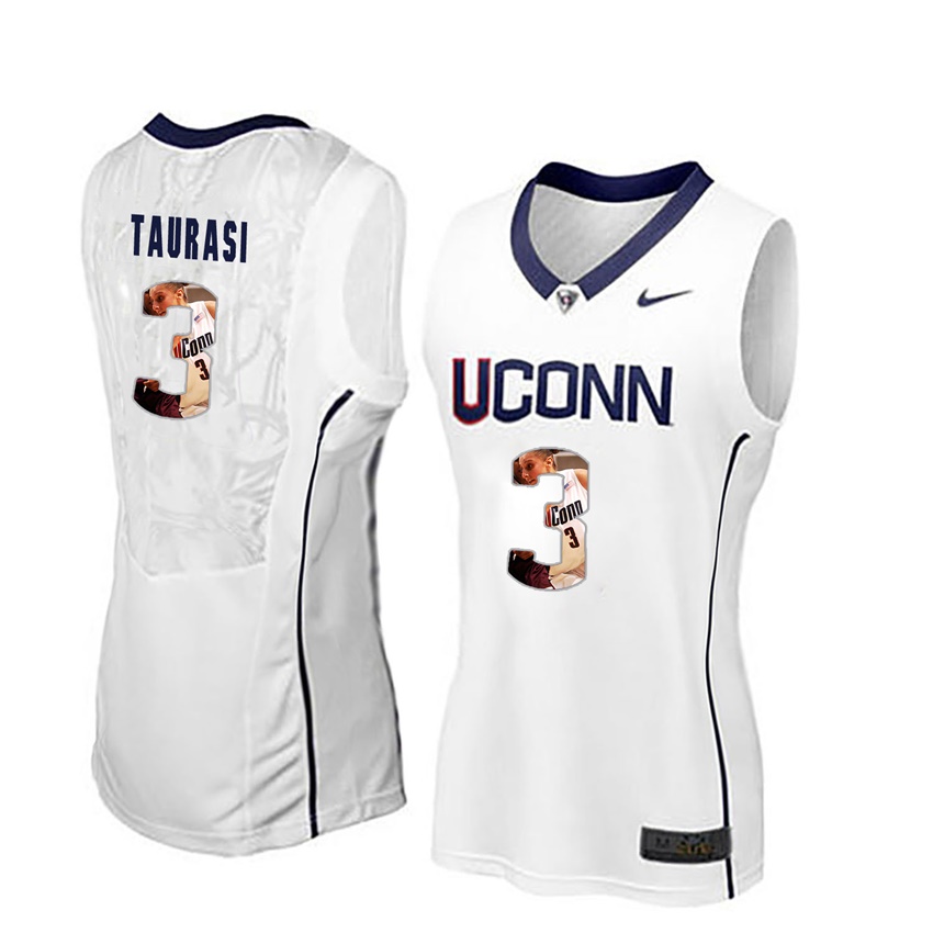 women uconn huskies white diana taurasi college basketball player portrait jersey