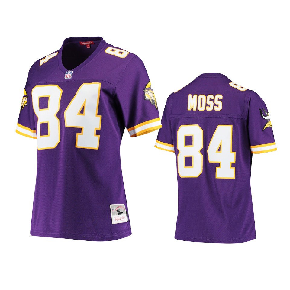women vikings randy moss purple legacy replica jersey 0a