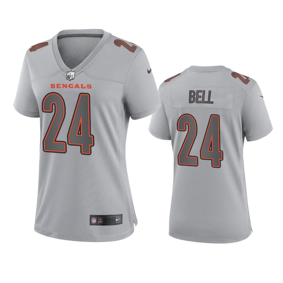 women vonn bell bengals atmosphere fashion game gray jersey