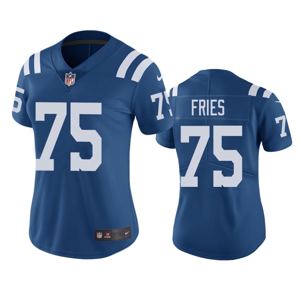 women will fries colts royal color rush limited jersey